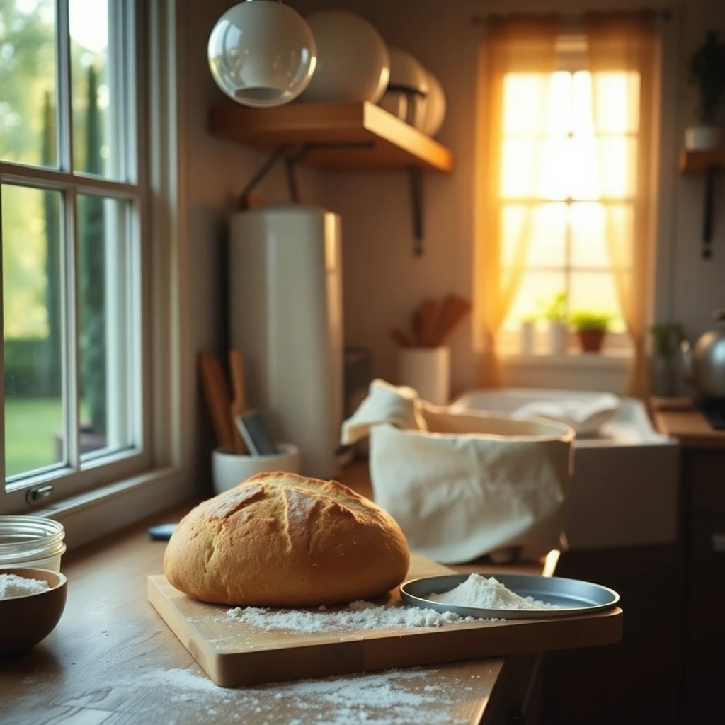 Home sourdough baking